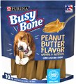 Busy Bone , Long-Lasting Peanut Butter Flavor Small/Medium Dog Treats, 10 count pouch