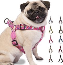 Zooz Pets Snoopy Flower Reflective Clip Dog Harness, X-Small