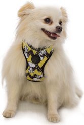 Zooz Pets Charlie Brown Mesh Reflective Clip Dog Harness, Yellow, X-Small