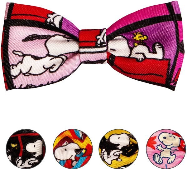 Zooz Pets Snoopy Filmstrip Dog Bow Tie