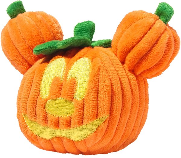 Disney Halloween Mickey Mouse Pumpkin Cat Toy with Catnip slide 1 of 3
