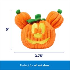Disney Halloween Mickey Mouse Pumpkin Cat Toy with Catnip slide 2 of 3