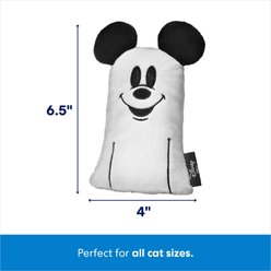 Disney Halloween Mickey Mouse Ghost Plush Kicker Cat Toy with Catnip slide 2 of 4