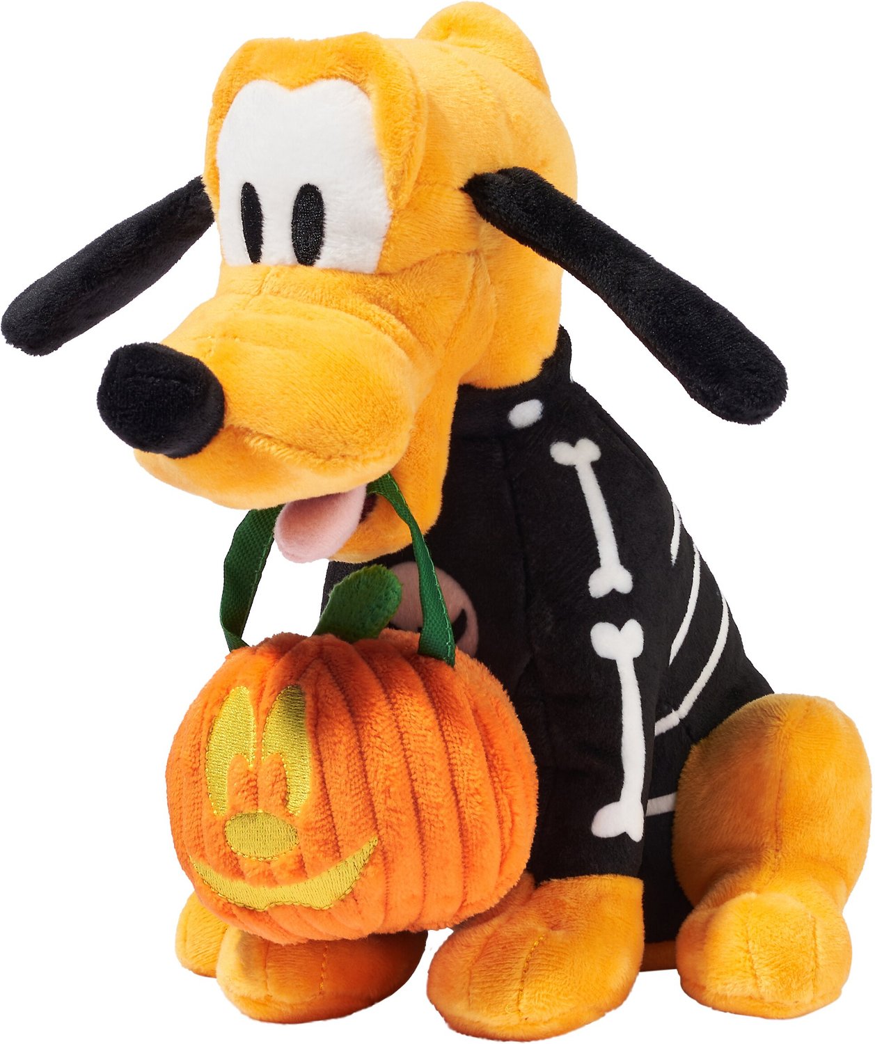 DISNEY Halloween Pluto Plush Squeaky Dog Toy