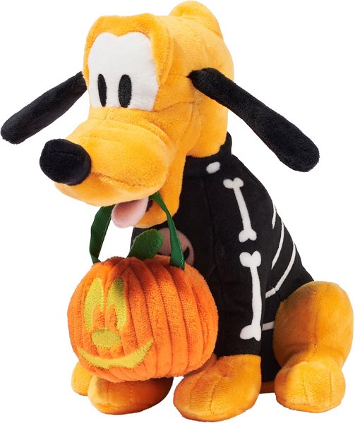 Disney Halloween Pluto Plush Squeaky Dog Toy