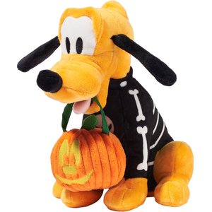 Disney Halloween Pluto Plush Squeaky Dog Toy