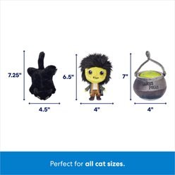 Disney Halloween Hocus Pocus Plush Cat Toy with Catnip, 3 count slide 2 of 3