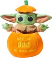 STAR WARS Halloween THE MANDALORIAN GROGU in a Pumpkin 2-in-1 Plush Squeaky Dog Toy, Medium/Large