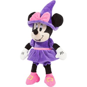 Disney Halloween Minnie Mouse Witch Plush Squeaky Dog Toy