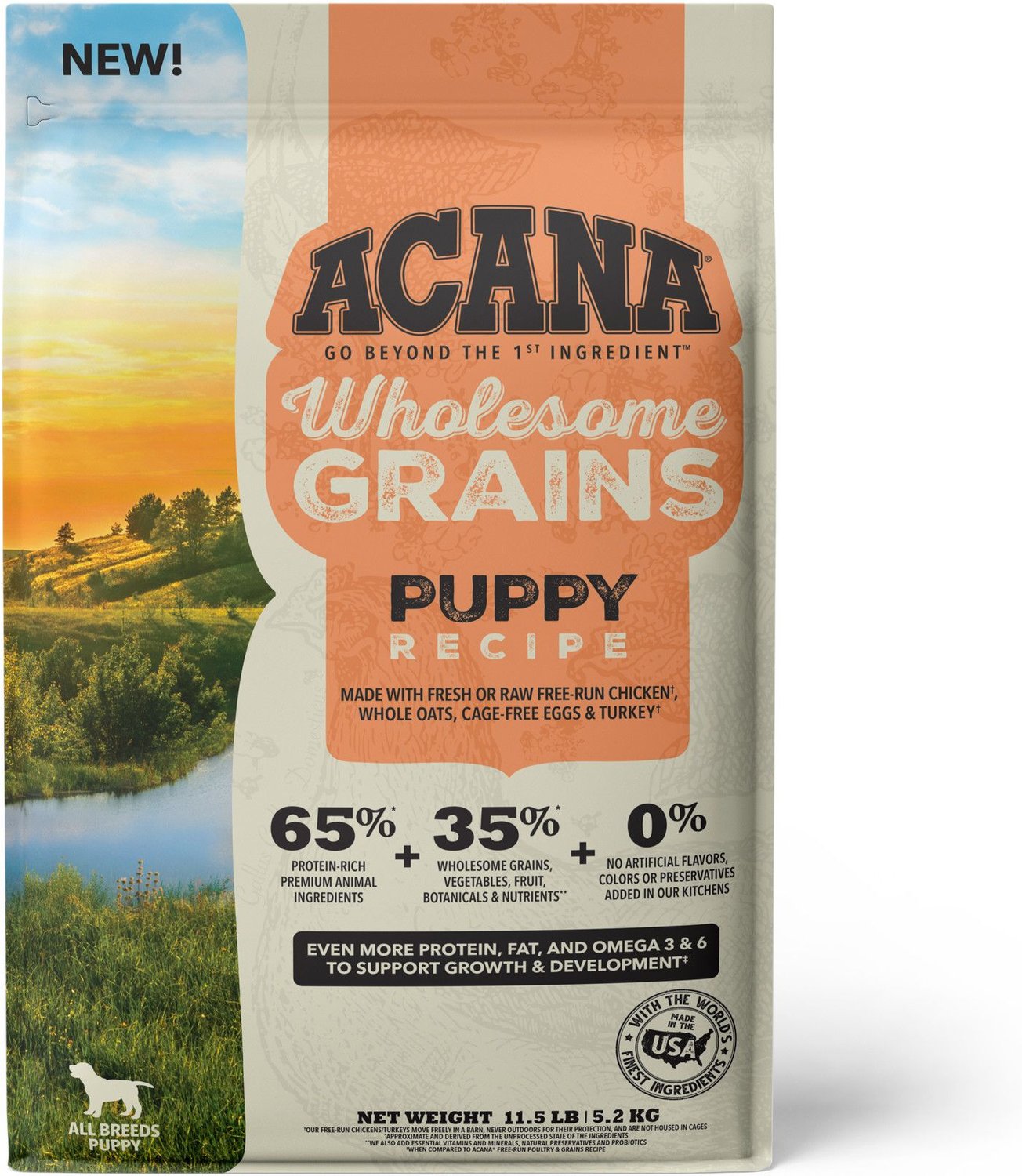 ACANA Wholesome Grains Puppy Recipe Dry Dog Food - Ingredient