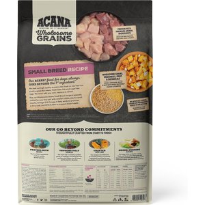 ACANA Wholesome Grains Small Breed Recipe Dry Dog Food, 11.5-lb bag