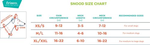 Show full view: Frisco Fleece Dog Snood, Red, X-Small/Small slide 3 of 8