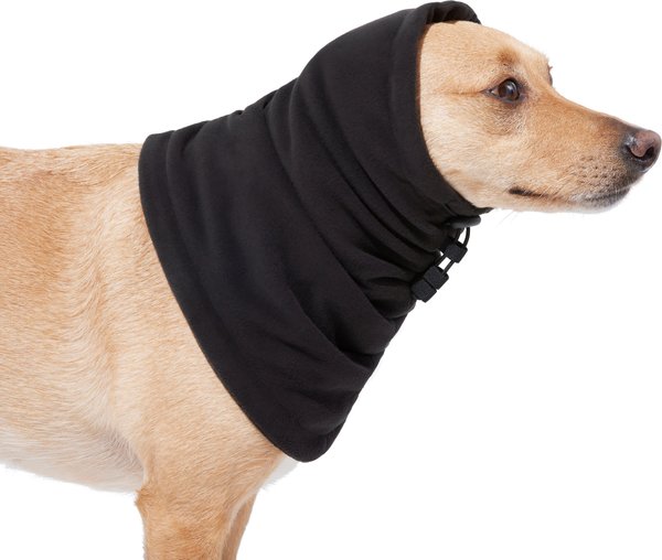 Frisco Fleece Dog Snood, X-Small/Small, Black slide 1 of 6