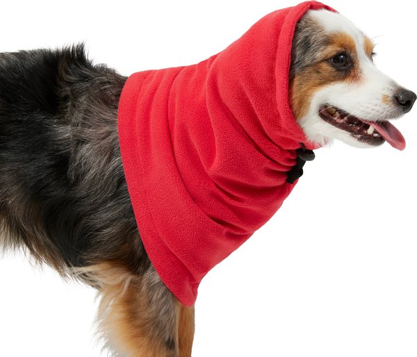 Frisco Fleece Dog Snood, Medium/Large, Red slide 1 of 6