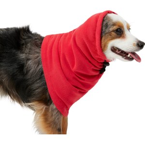 Frisco Fleece Dog Snood, X-Large/XX-Large, Red