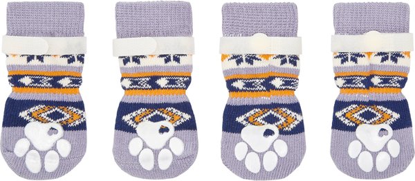 Frisco Non-Skid Dog Socks, Boho Geometric, Size 3 slide 1 of 7