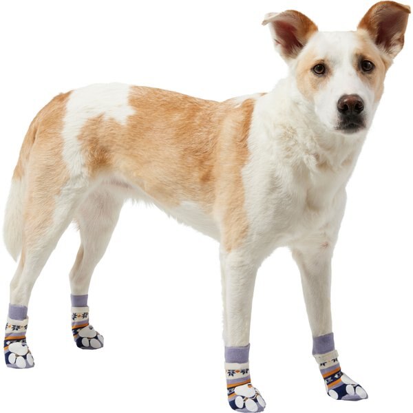 FRISCO NonSkid Dog Socks, Boho Geometric, Size 7