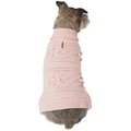 Frisco Boho Bobble-Knit Dog & Cat Sweater, X-Large, Pink
