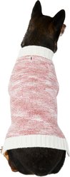 Frisco Heathered Dog & Cat Soft Chenille Sweater, XX-Large, Pink