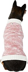 Frisco Heathered Dog & Cat Soft Chenille Sweater, Pink, XXX-Large