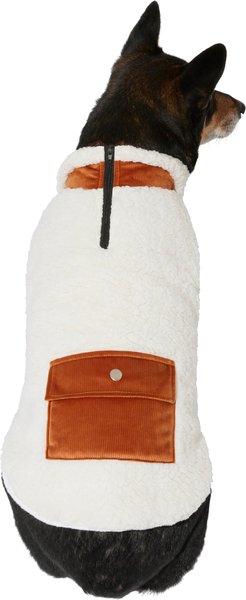 Frisco Insulated Dog & Cat Half Zip Sherpa Fleece Vest, X-Small slide 1 of 8