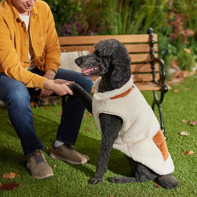 Show full view: Frisco Insulated Dog & Cat Half Zip Sherpa Fleece Vest, XX-Large slide 6 of 8