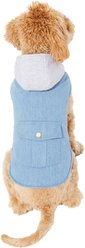 Frisco Mediumweight Denim Insulated Dog & Cat Fleece Jacket, Medium