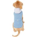 Frisco Denim Insulated Dog & Cat Fleece Jacket, Medium