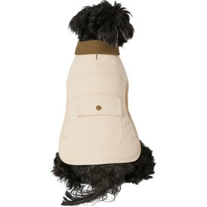 Frisco Mediumweight Cotton Duck Canvas Dog & Cat Jacket, Tan, X-Small