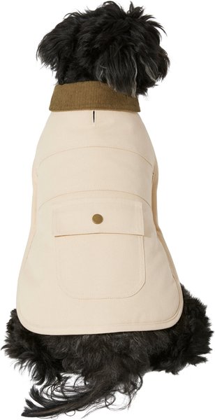 Frisco Mediumweight Cotton Duck Canvas Dog & Cat Jacket, Tan, Small slide 1 of 8