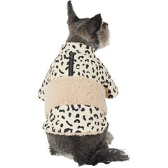 Frisco Mediumweight Beige Cheetah Dog & Cat Jacket