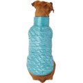 Frisco Lightweight Packable Insulated Dog & Cat Quilted Puffer Coat, Ocean Teal, Medium