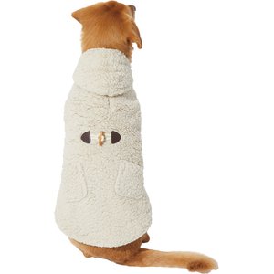 Frisco Lightweight Soft Sherpa Dog & Cat Coat, Oatmeal, XX-Large