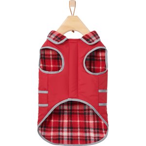 Frisco Reflective Water-Resistant Insulated Dog & Cat Coat, X-Large, Red