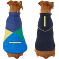 Frisco Mediumweight Colorblock 2-in-1 Dog & Cat Fleece Coat, X-Small