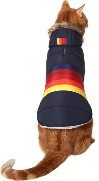 Frisco Colorblock Adventure Insulated Dog & Cat Parka, Small, Navy slide 1 of 8