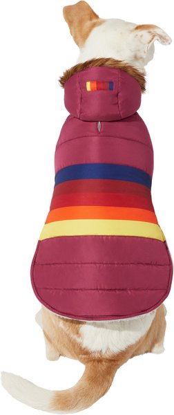 Frisco Mediumweight Colorblock Adventure Insulated Dog & Cat Parka, Red, Medium slide 1 of 6