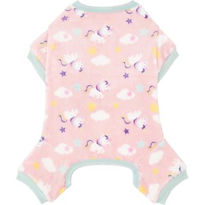 Frisco Dog & Cat Cozy Plush Fleece PJs, Unicorns, XXX-Large