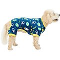Frisco Dog & Cat Cozy Plush Fleece PJs, Outer Space, XXX-Large