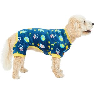 Frisco Dog & Cat Cozy Plush Fleece PJs, Outer Space, XXX-Large