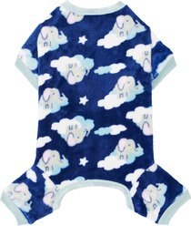 Frisco Dog & Cat Cozy Plush Fleece PJs, Elephants, X-Small