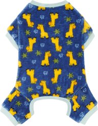 Frisco Dog & Cat Cozy Plush Fleece PJs, Giraffes, X-Large