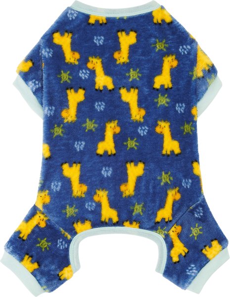Frisco Dog & Cat Cozy Plush Fleece PJs, Giraffes, X-Large slide 1 of 7