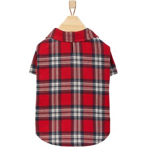 Frisco Red Plaid Dog & Cat Flannel Shirt, X-Small