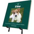 Frisco Personalized "Forever Home" Memorial Ceramic Photo Tile with Stand, 8" x 10"