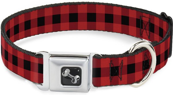 Buckle-Down Bone Buffalo Polyester Dog Collar, Large Wide: 20 to 31-in neck, 1.5-in wide slide 1 of 9