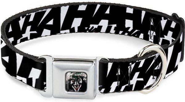 Buckle-Down Joker Holding Head Pose Polyester Dog Collar, Small: 9.5 to 13-in neck, 1-in wide slide 1 of 9