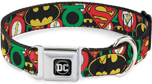 Buckle-Down Justice League Logo Polyester Dog Collar