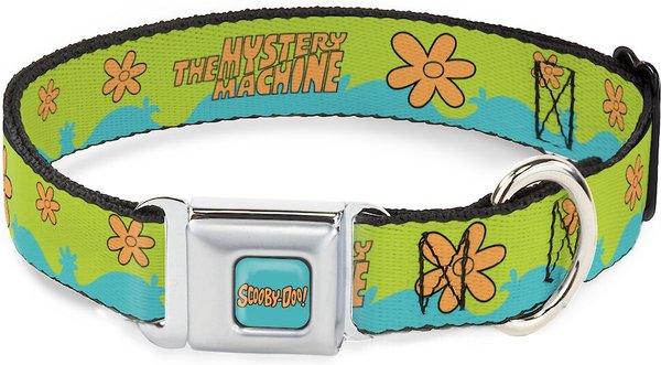 Buckle-Down Scooby Doo Mystery Machine Polyester Dog Collar, Medium Wide: 16 to 23-in neck, 1.5-in wide slide 1 of 9