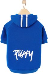 Frisco Püppy Dog & Cat Athletic Hoodie, Blue, Large